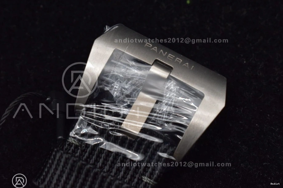 P.9010 Strap on Horn Edition Best Black Nylon Submersible Clone PAM984 VSF Dial Black Mike 1:1 1110